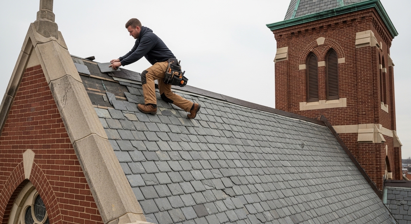 historic slate roof repair st louis